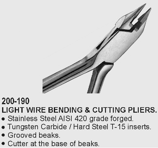 Light Wire Bending & Cutting Pliers